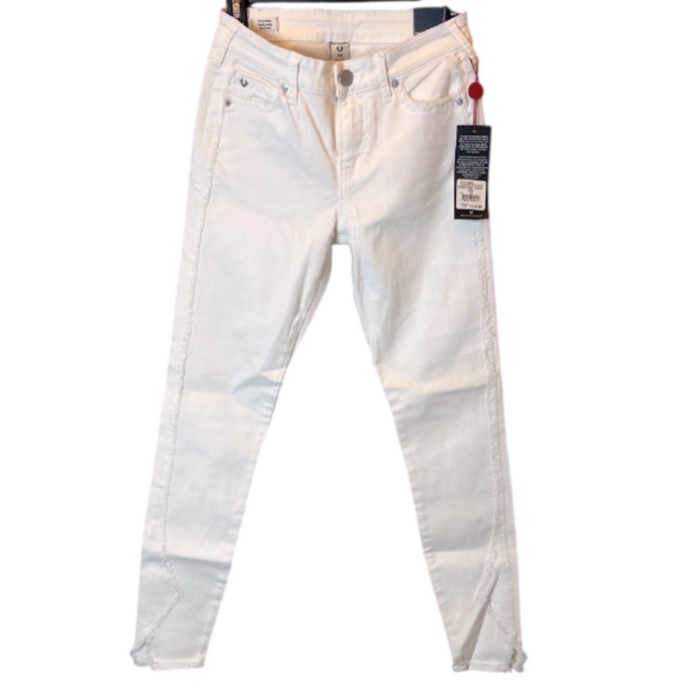 TRUE RELIGION JENNIE‎ CURVY SKINNY
CROP - OPTIC WHITE - NWT - 26